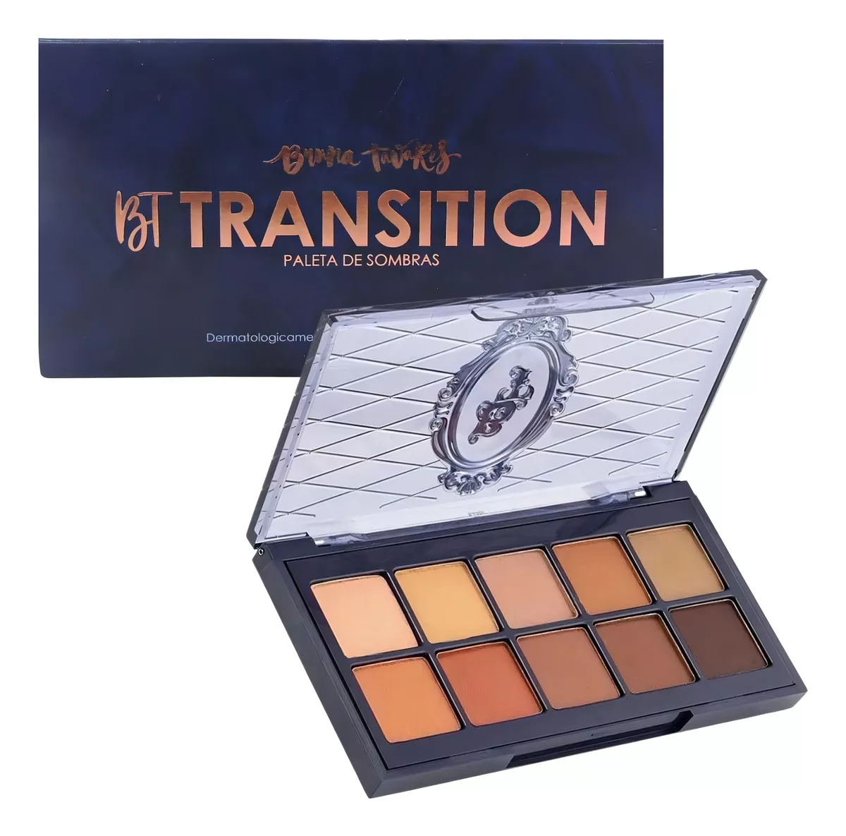 Imagem 2 de 12 de Paleta De Sombras Bruna Tavares Transition 10 Tonalidades