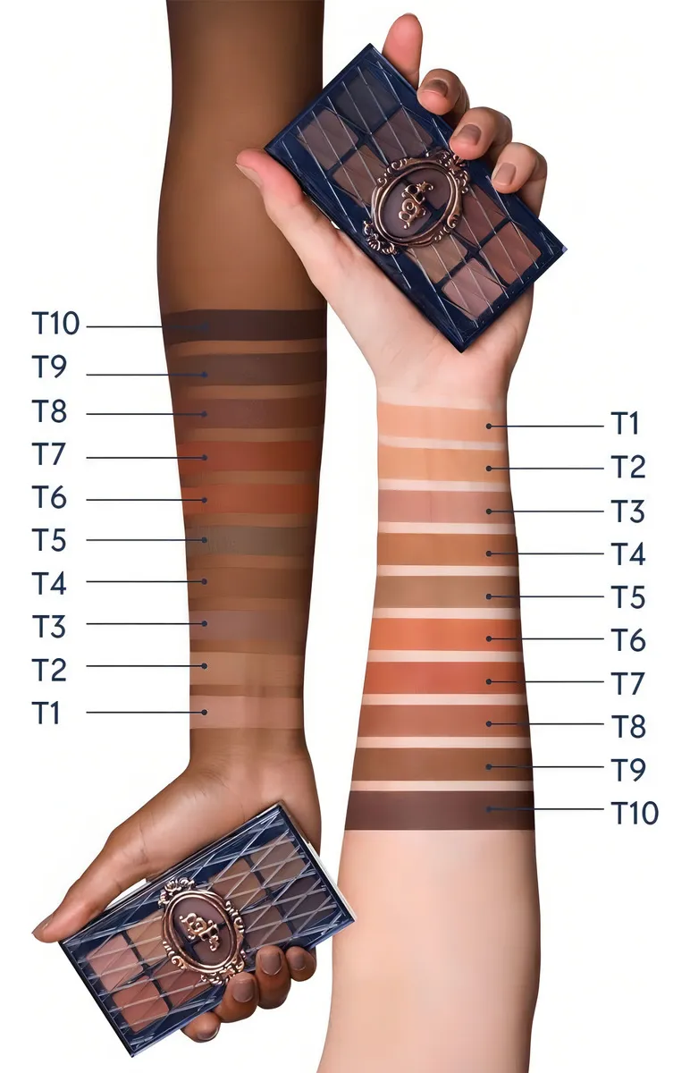 Imagem 4 de 12 de Paleta De Sombras Bruna Tavares Transition 10 Tonalidades