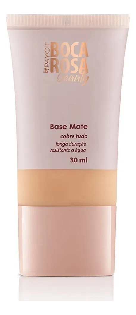 Imagem 3 de 12 de Base Mate Longa Duração Boca Rosa Beauty Payot 30mL Cor 05 - Adriana
