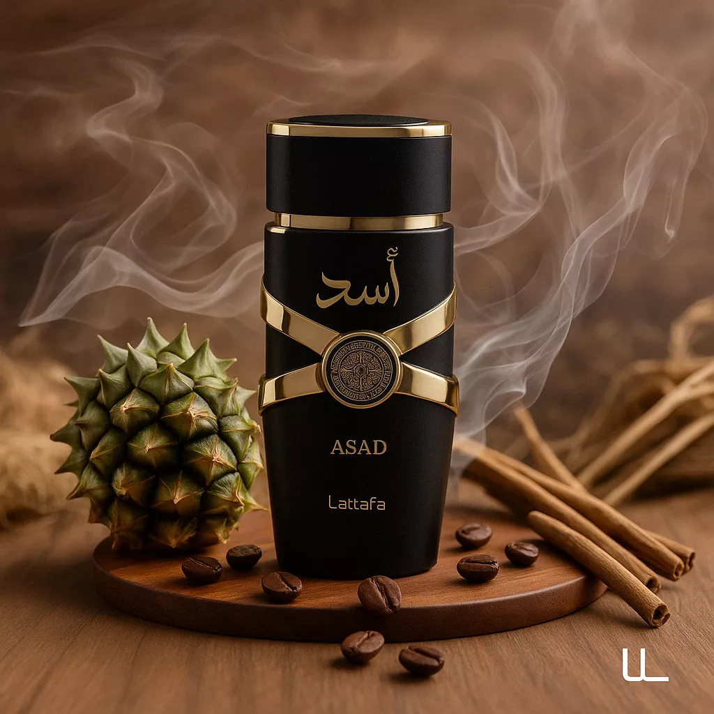Imagem 10 de 10 de Perfume Lattafa Asad 100ml Eau De Parfum Original Árabe Original Com Nota Fiscal E Selo Original Lataffa