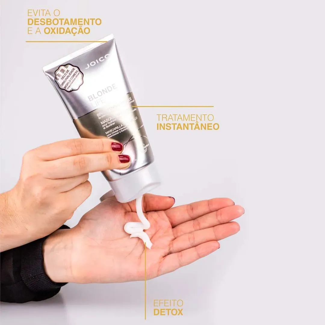 Imagem 5 de 6 de Máscara Para Iluminação E Hidratação Joico Blonde Life