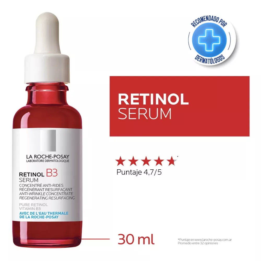 Imagem 7 de 10 de Sérum Concentrado B3 Retinol 30ml La Roche-posay