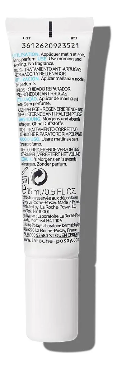 Imagem 10 de 10 de Creme Anti idade Hyalu B5 Olhos 15ml La Roche posay Tipo de pele Todos os tipos de pele