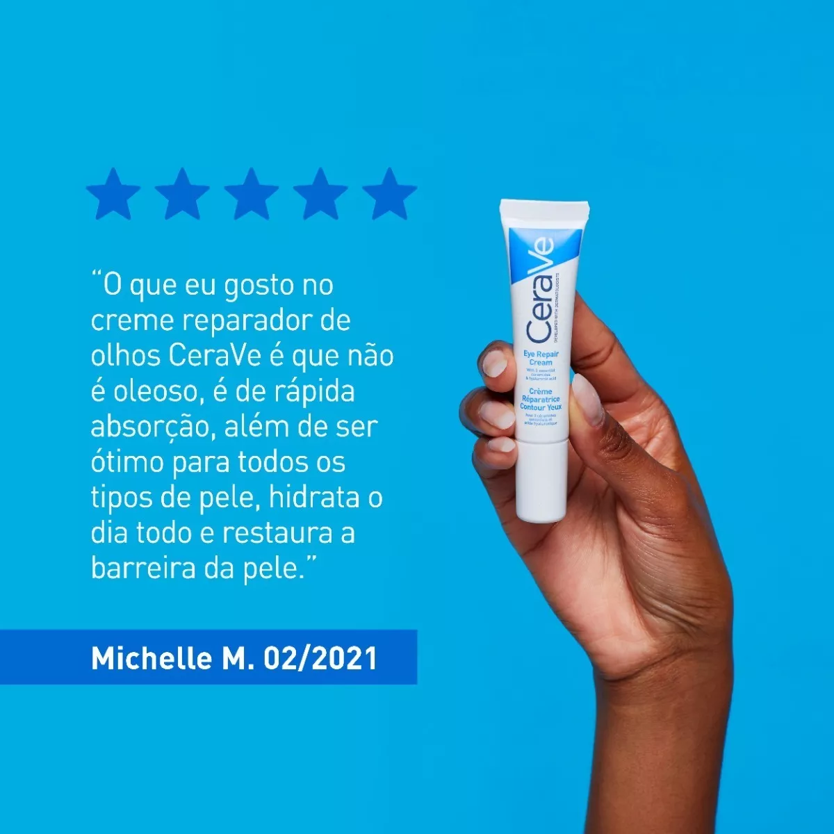 Imagem 6 de 12 de Creme Reparador Para Olhos 15ml Cerave Tipo de pele Todos os tipos de pele