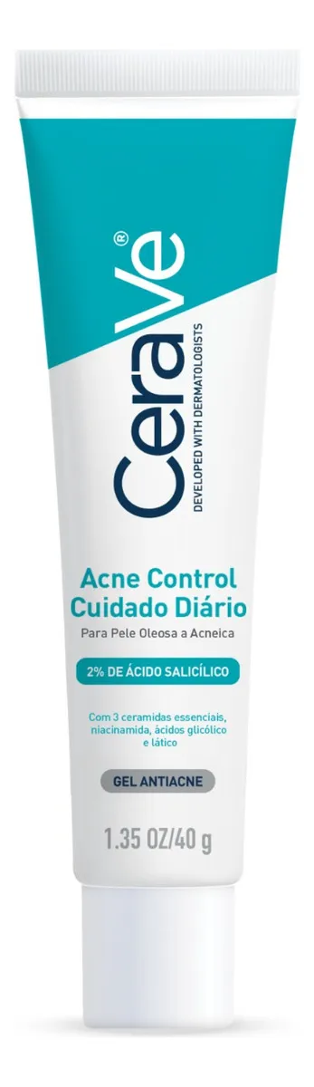 Imagem 2 de 11 de Gel Acne Control Cuidado Diário 40g CeraVe