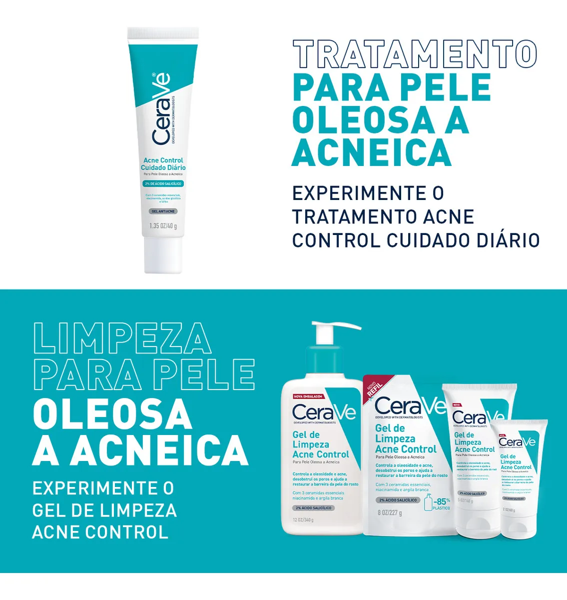 Imagem 4 de 11 de Gel Acne Control Cuidado Diário 40g CeraVe