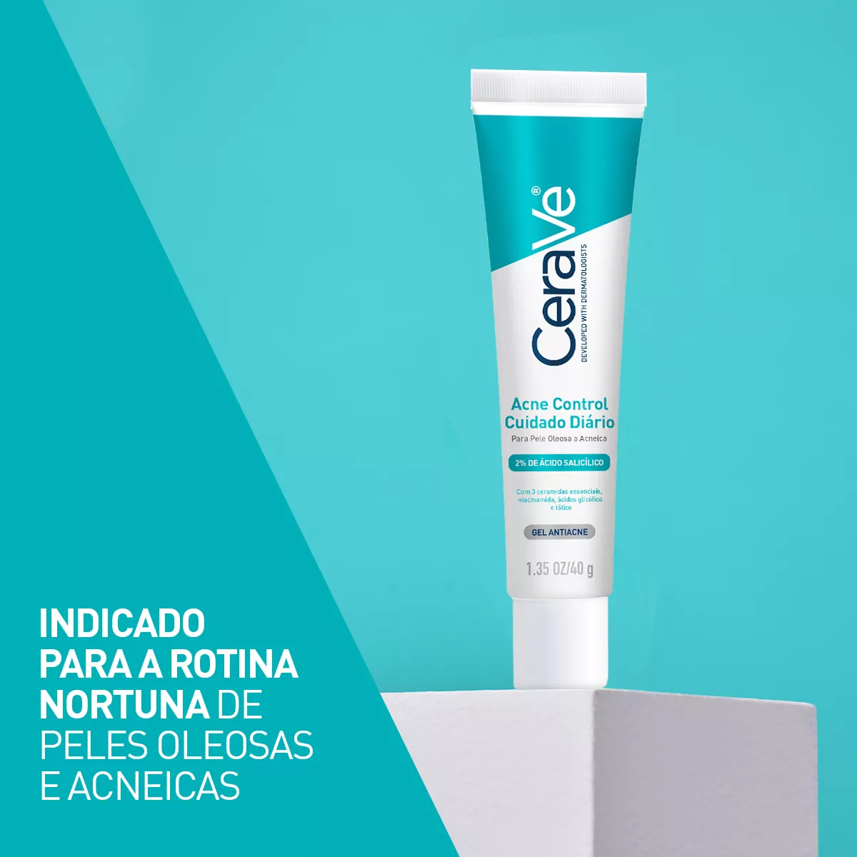 Imagem 8 de 11 de Gel Acne Control Cuidado Diário 40g CeraVe