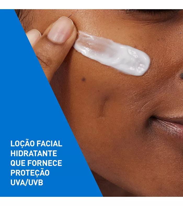 Imagem 7 de 9 de Loção Facial Hidratante Am Fps 50 Para Pele Normal A Seca 52ml Cerave