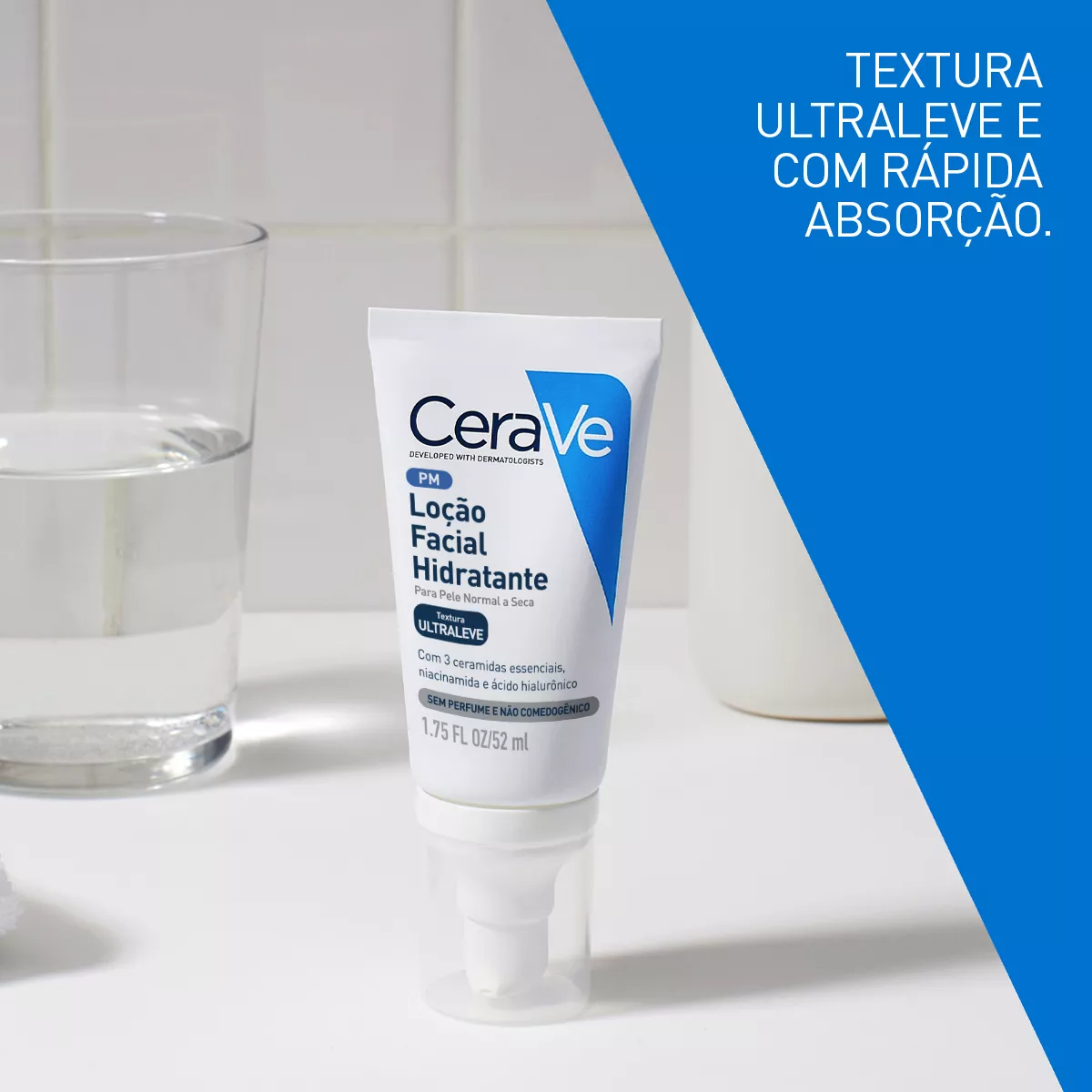 Imagem 8 de 12 de Loção Facial Hidratante Ultraleve Para Peles Normais E Secas 52ml CeraVe