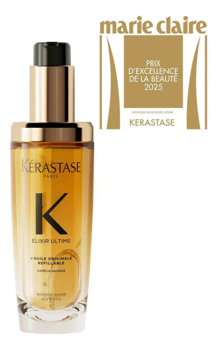 Imagem 2 de 11 de Óleo Capilar Kérastase Elixir Ultime L'Huile Originale 75ml
