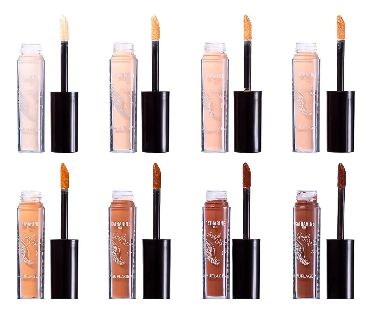 Imagem 8 de 9 de Corretivo Catharine Hill Angel Wings Pri Lessa tom a3 com 8ml acabamento natural