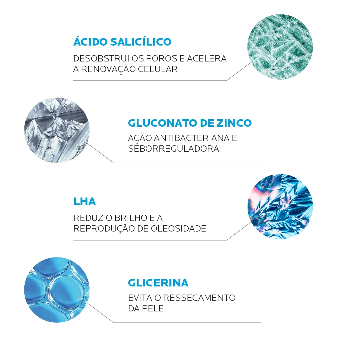 Imagem 5 de 7 de Gel De Limpeza Refil Effaclar Concentrado Antioleosidade 240g La Roche-Posay