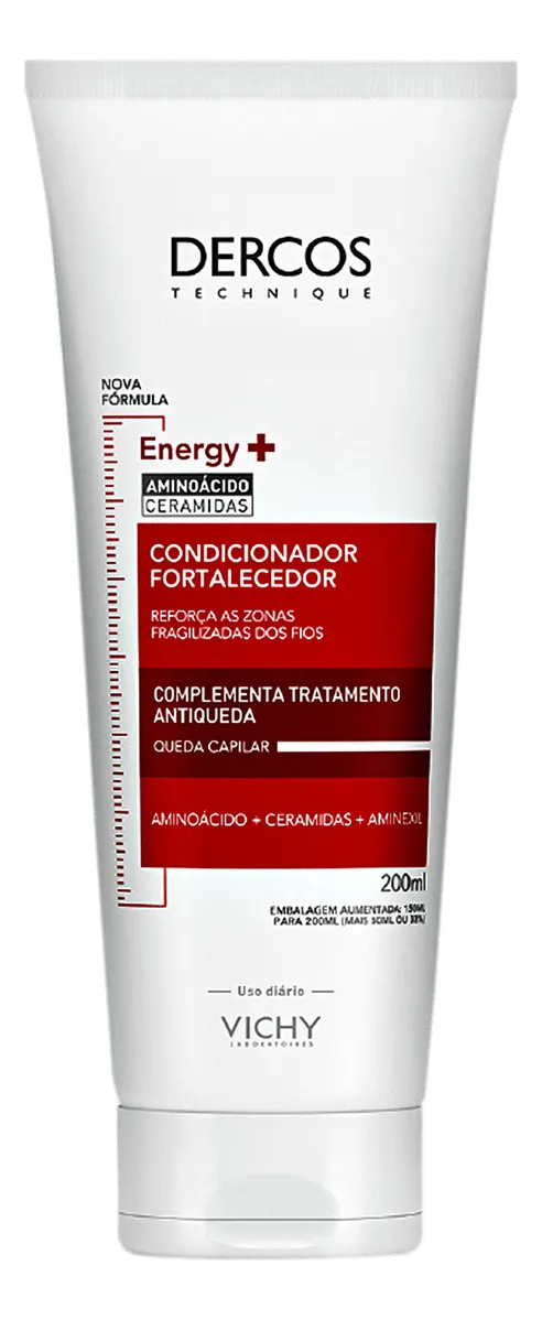Imagem 5 de 5 de Vichy Dercos Energy+ - Condicionador Fortalecedor 200ml