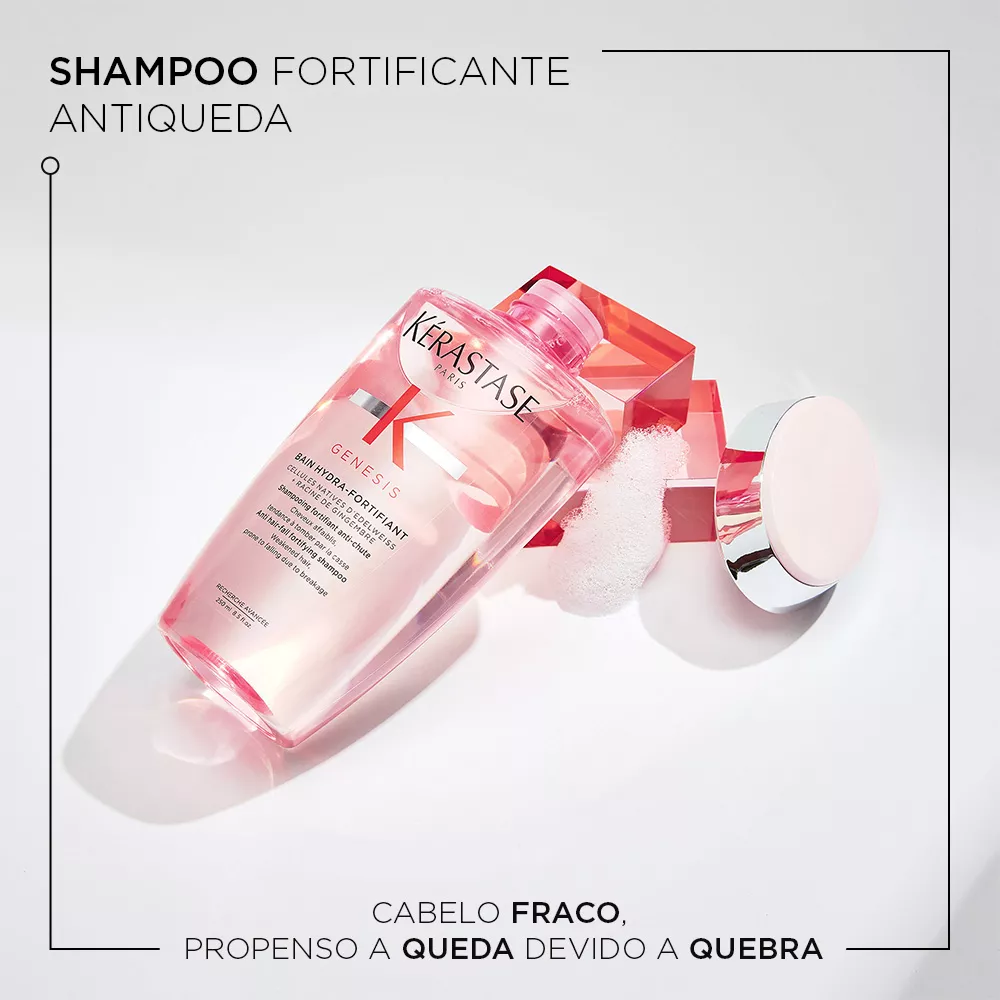 Imagem 3 de 10 de Shampoo Kérastase Genesis Bain Hydra-Fortifiant 250ml