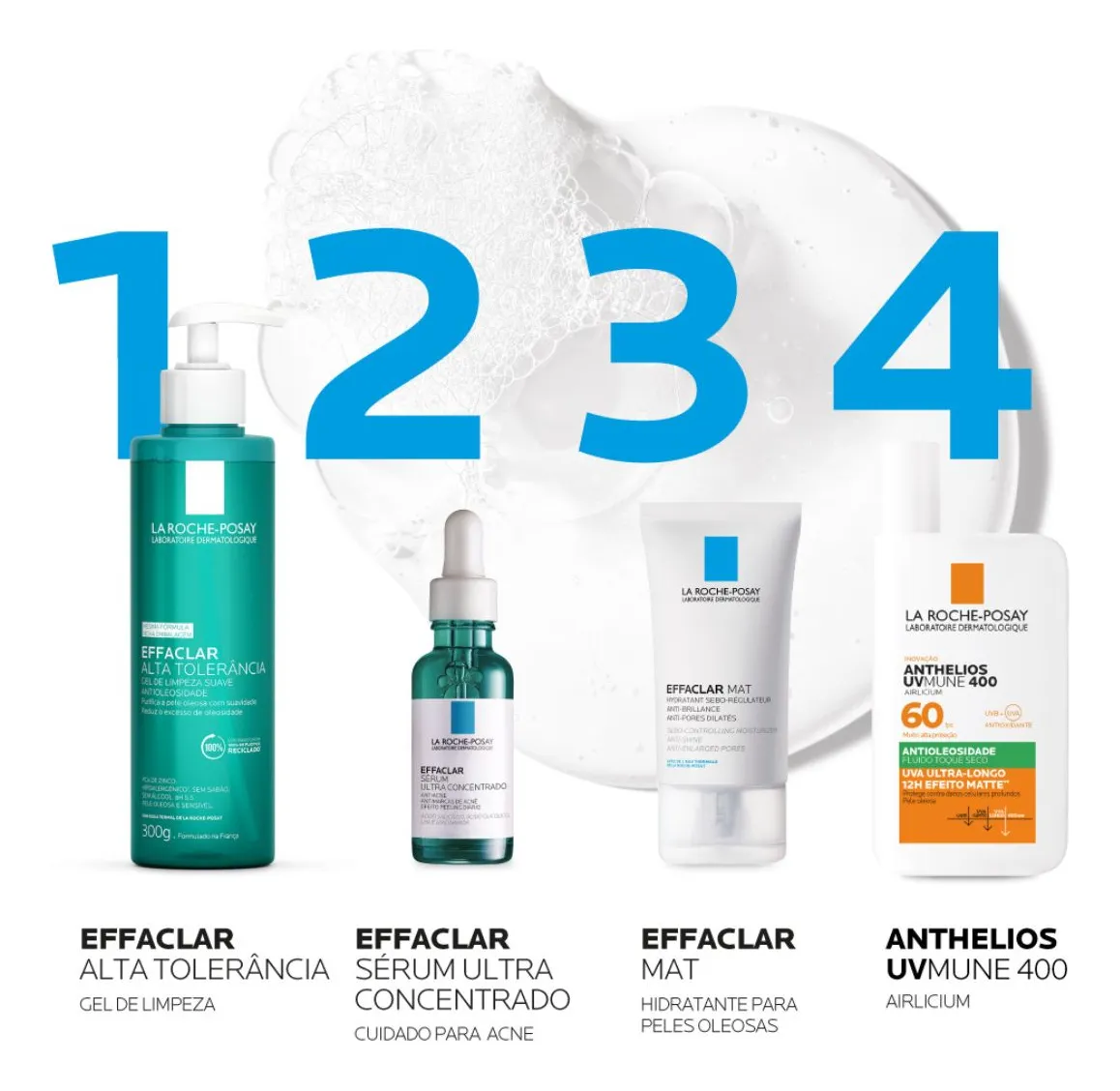 Imagem 3 de 5 de Gel De Limpeza Facial Effaclar 300g La Roche Posay