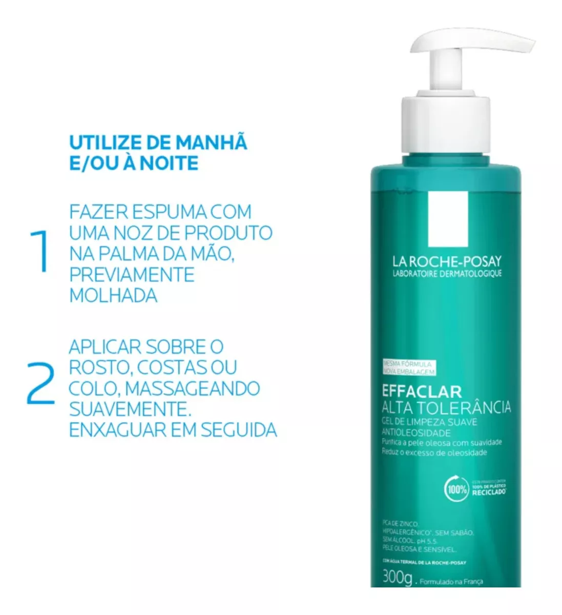 Imagem 4 de 5 de Gel De Limpeza Facial Effaclar 300g La Roche Posay