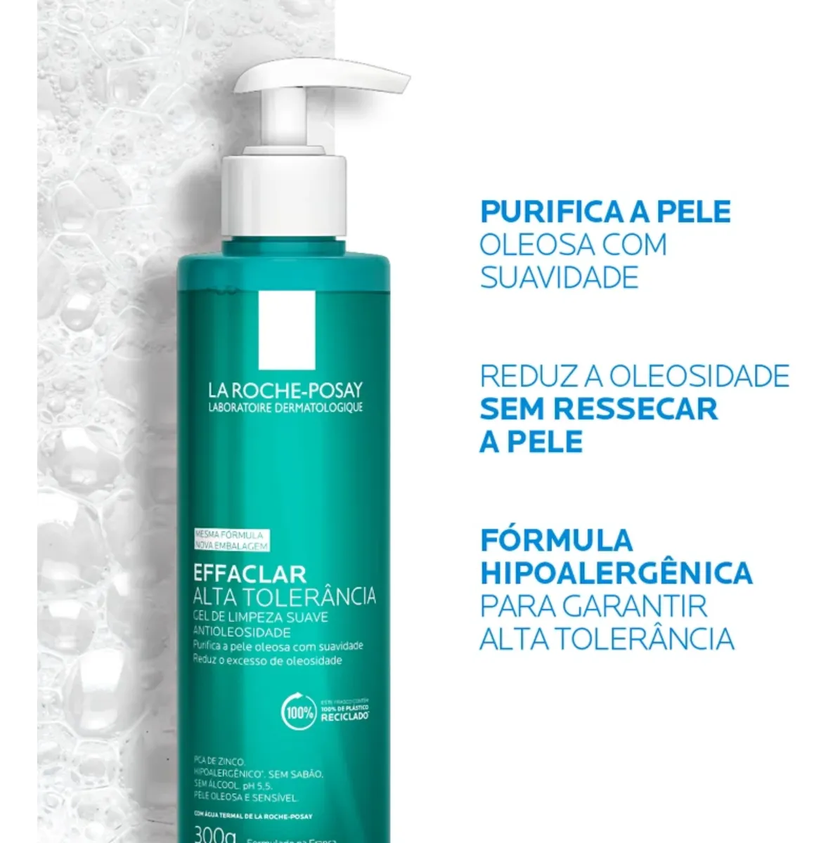 Imagem 5 de 5 de Gel De Limpeza Facial Effaclar 300g La Roche Posay