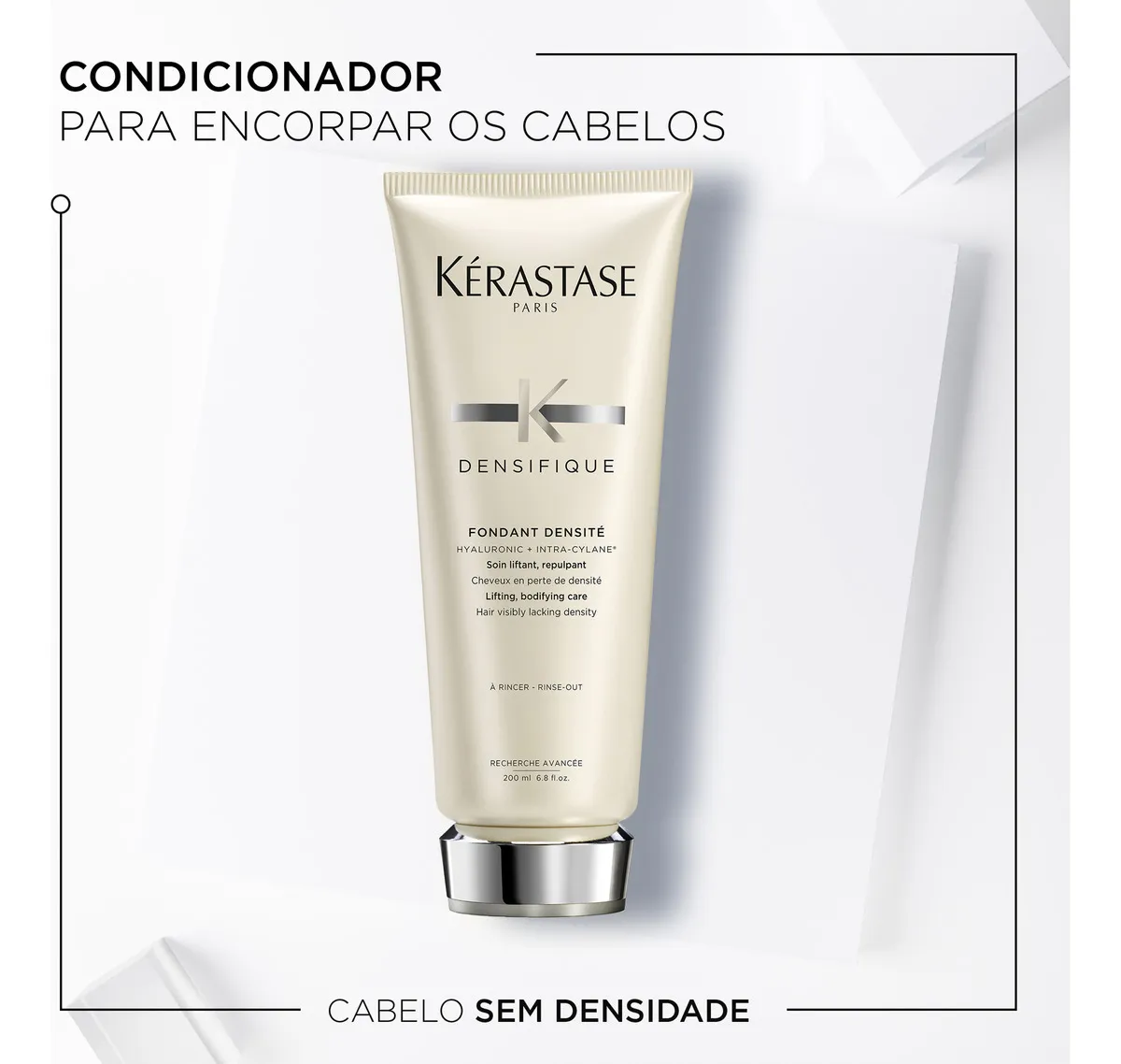 Imagem 3 de 5 de Condicionador Kérastase Densifique Fondant Densité 200ml