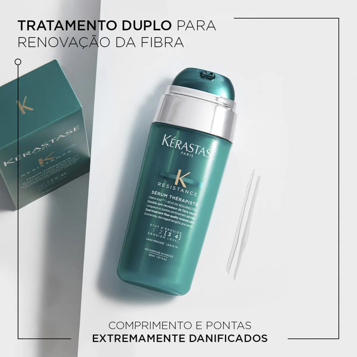 Imagem 3 de 7 de Sérum Reconstrução Kérastase Resistance Therapiste 30ml
