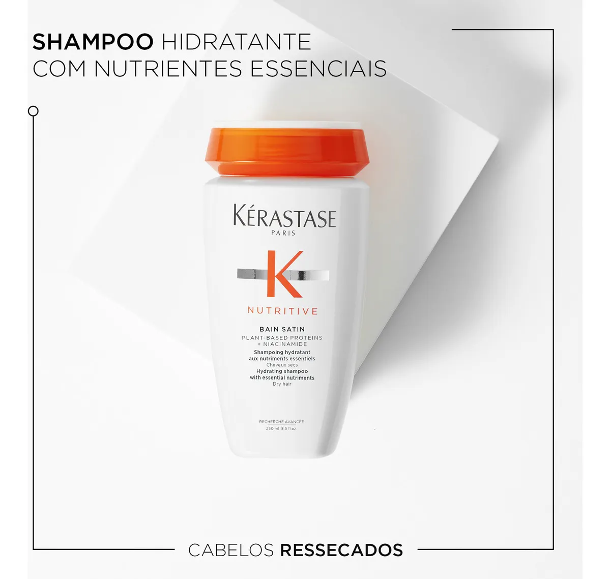 Imagem 3 de 12 de Shampoo Kérastase Nutritive Bain Satin 250 ml