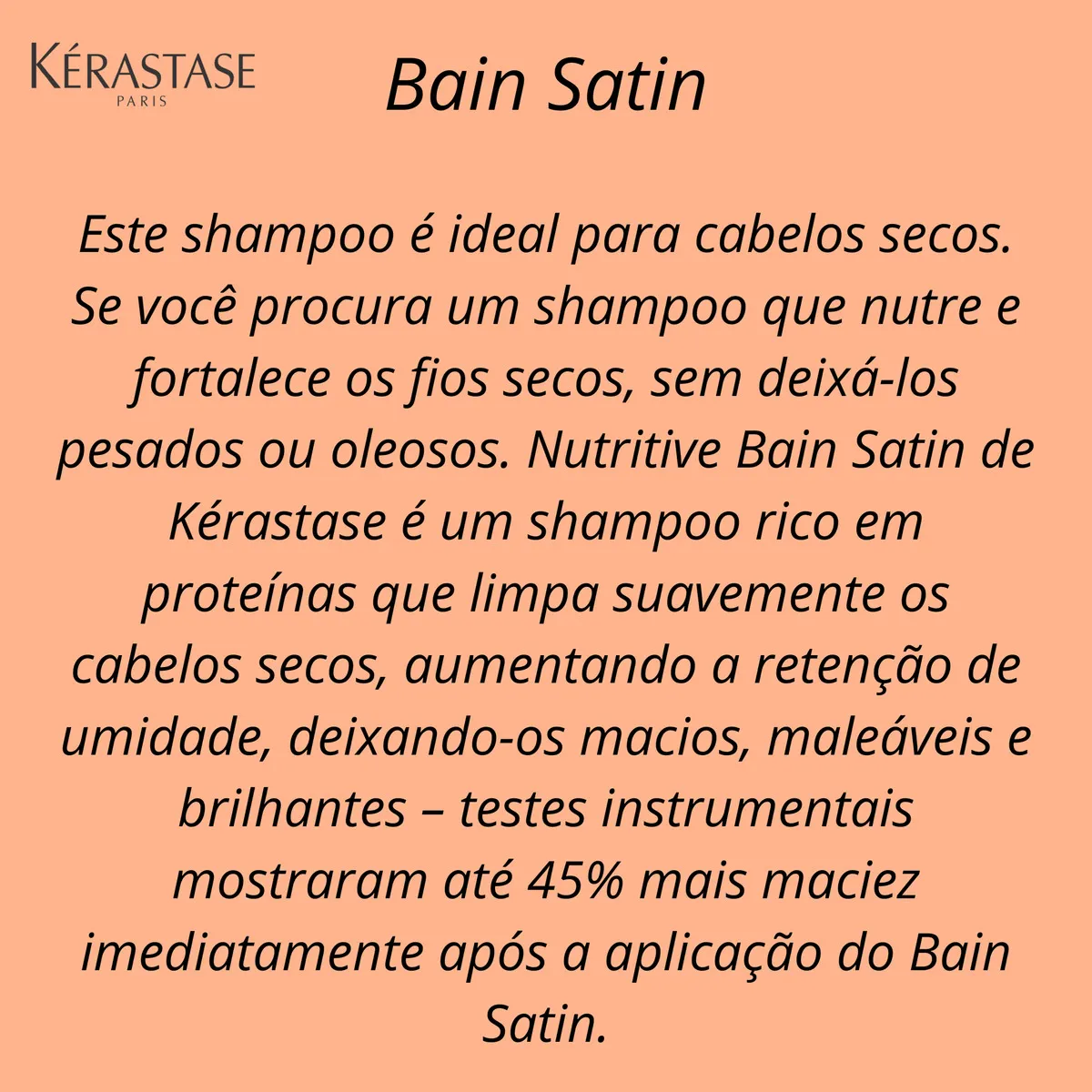 Imagem 12 de 12 de Shampoo Kérastase Nutritive Bain Satin 250 ml