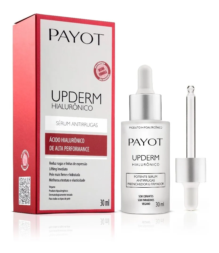 Imagem 3 de 7 de Upderm Hialurônico Payot Potente Sérum Antirrugas 30ml Momento de aplicação Dia/Noite Tipo de pele Todo tipo de pele