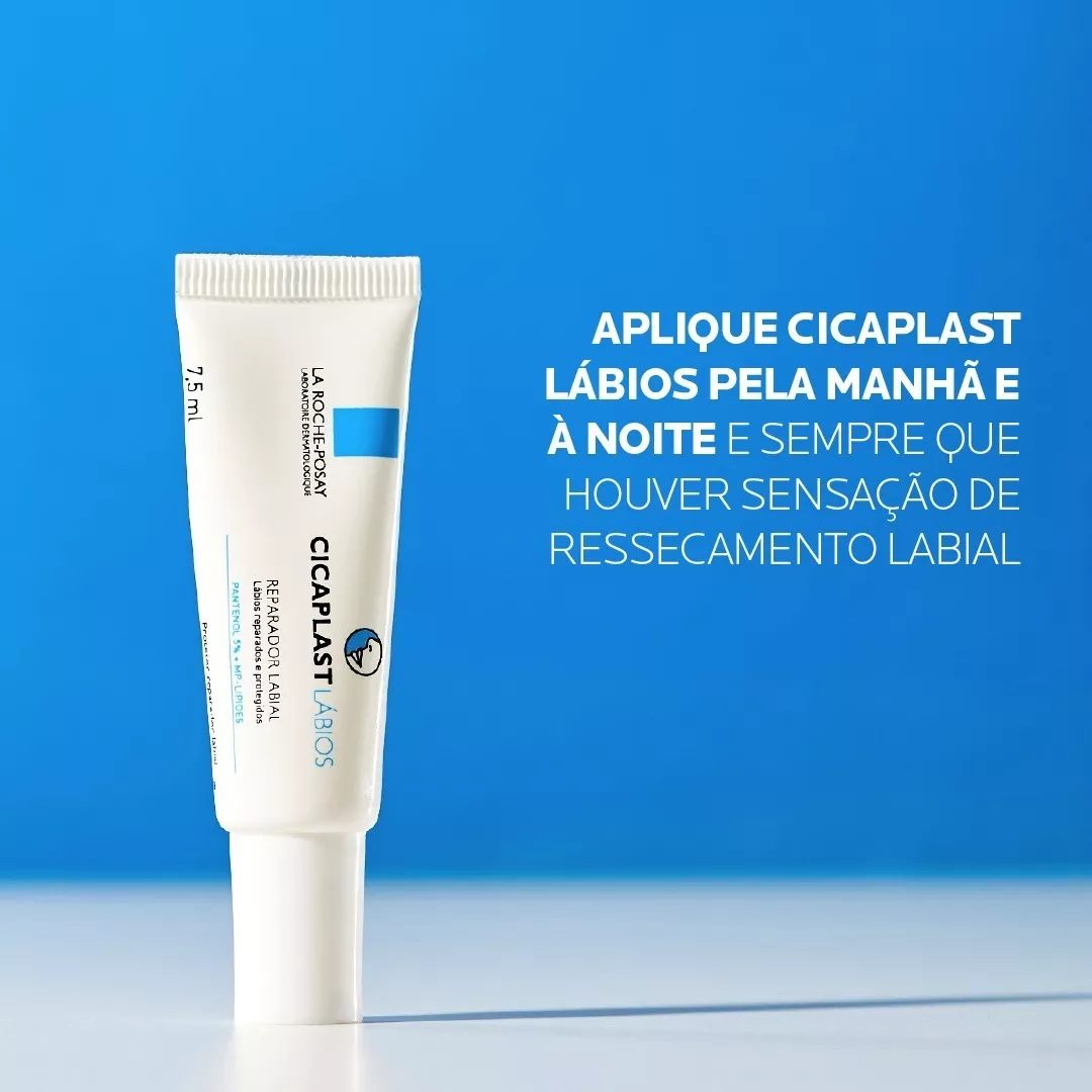 Imagem 8 de 11 de Reparador Labial Cicaplast 7,5ml La Roche-posay