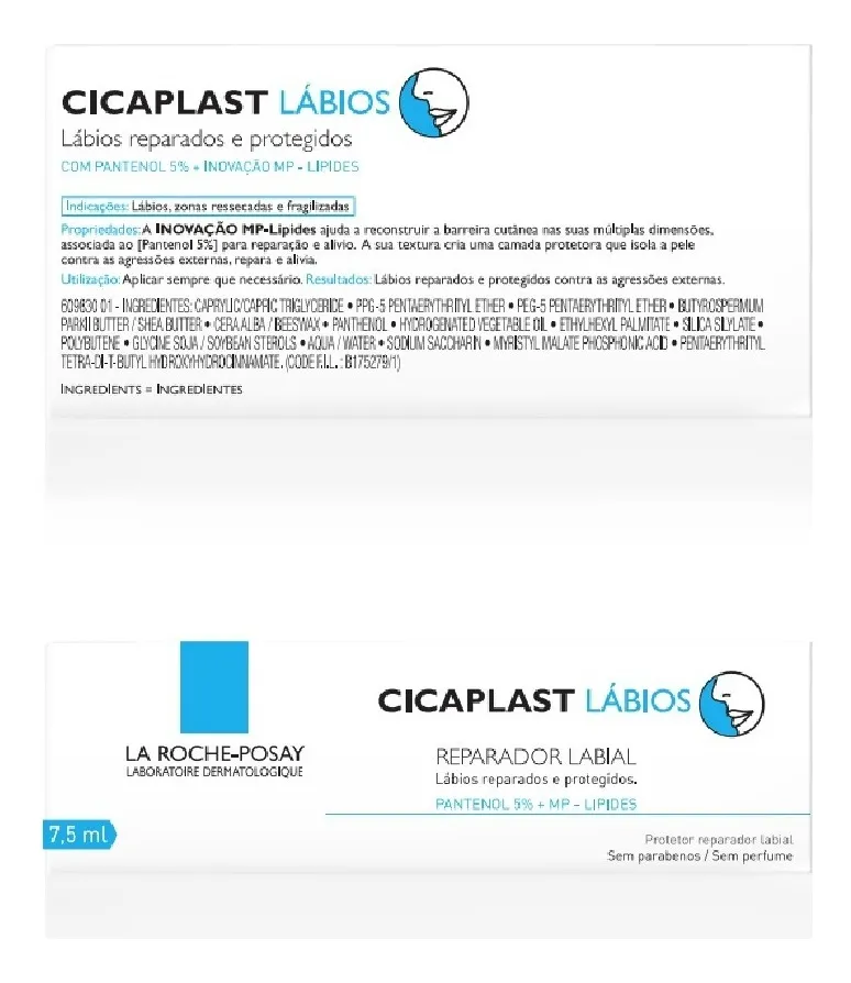 Imagem 10 de 11 de Reparador Labial Cicaplast 7,5ml La Roche-posay