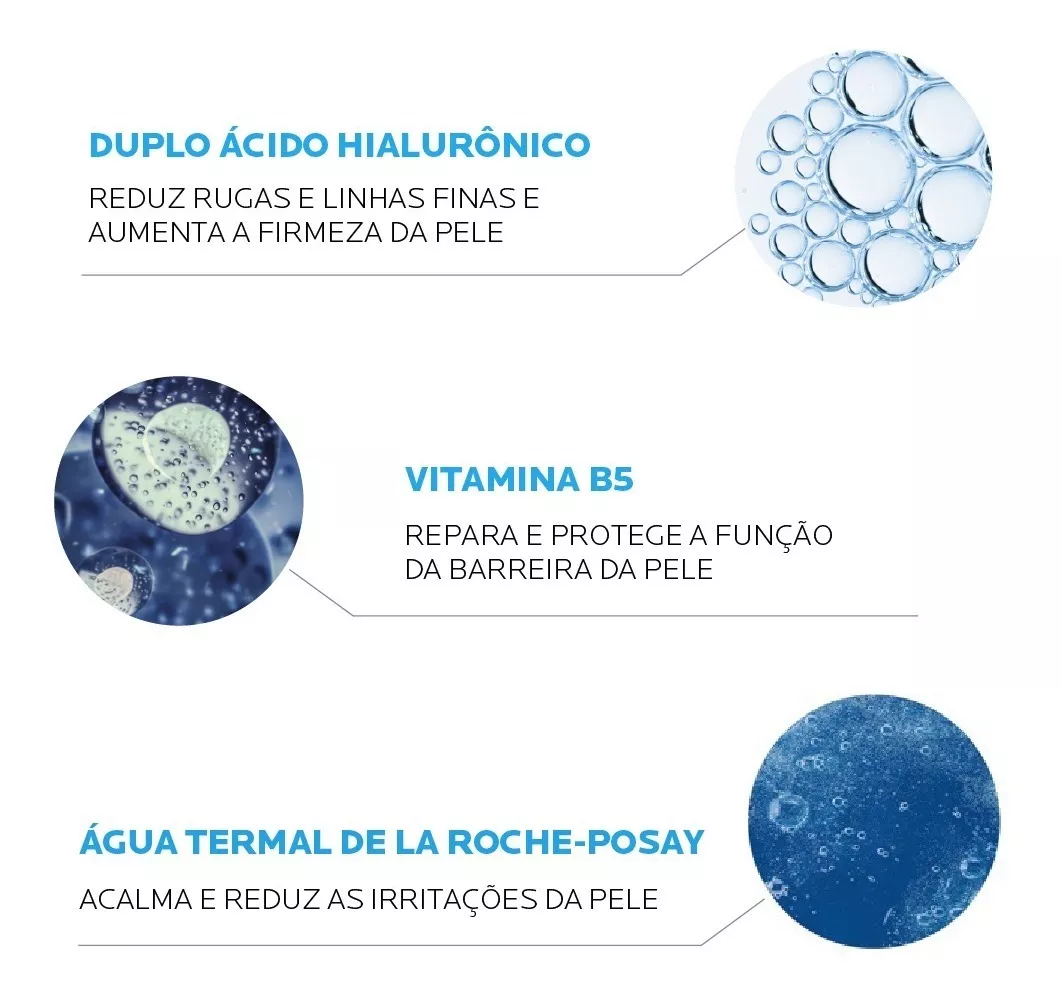 Imagem 4 de 9 de Sérum Anti idade Hyalu B5 Repair 15ml La Roche-posay Momento de aplicação Dia Noite Tipo de pele Todos