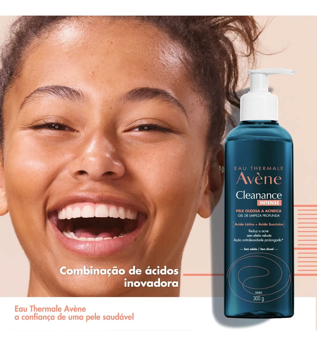 Imagem 3 de 8 de Avène Cleanance Intense - Gel De Limpeza Profunda 400g Tipo de pele Oleosa