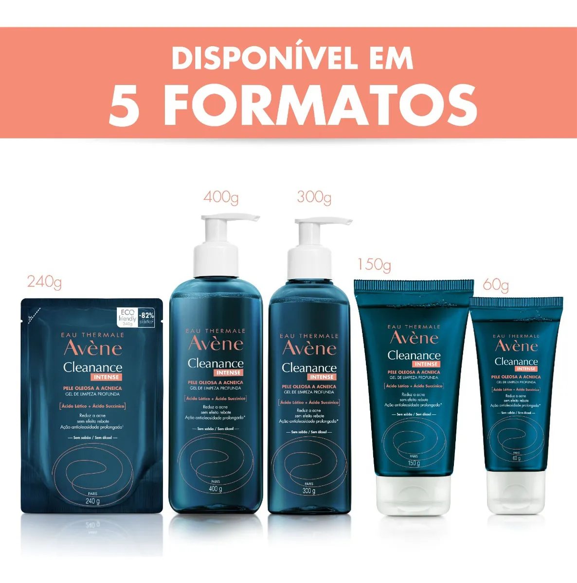 Imagem 7 de 8 de Avène Cleanance Intense - Gel De Limpeza Profunda 400g Tipo de pele Oleosa