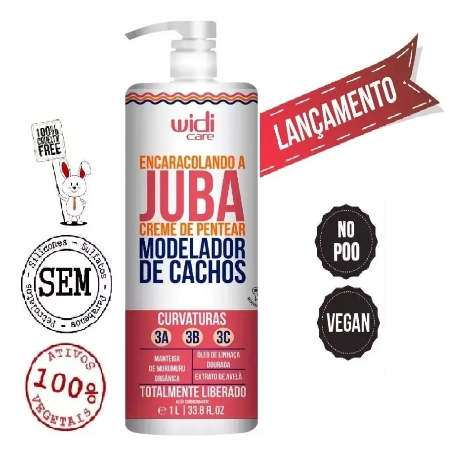 Imagem 3 de 4 de Widi Care Encaracolando Juba Creme De Pentear Modelador 1l