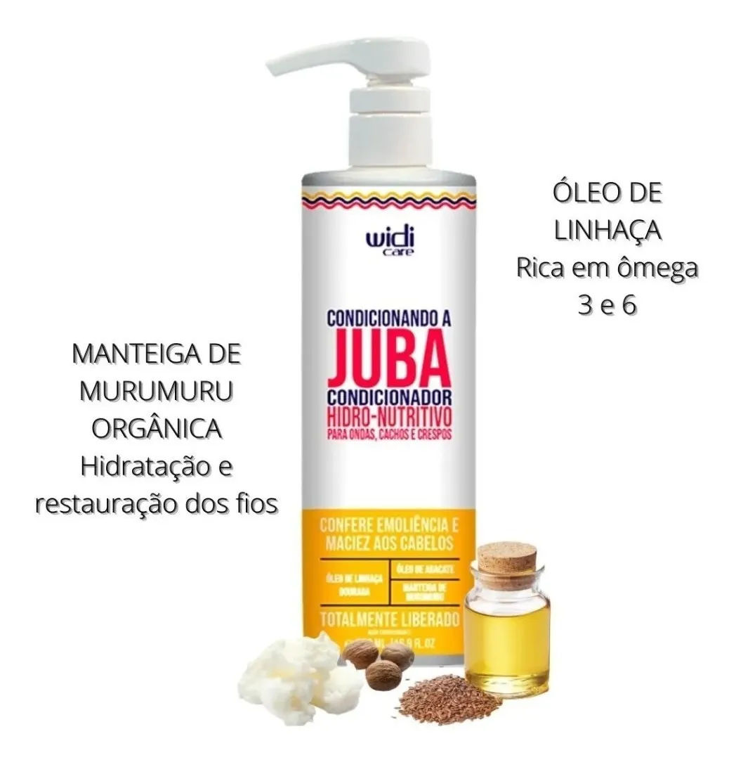 Imagem 5 de 5 de Kit Widi Care Juba Cachos Shampoo E Condicionador 500ml