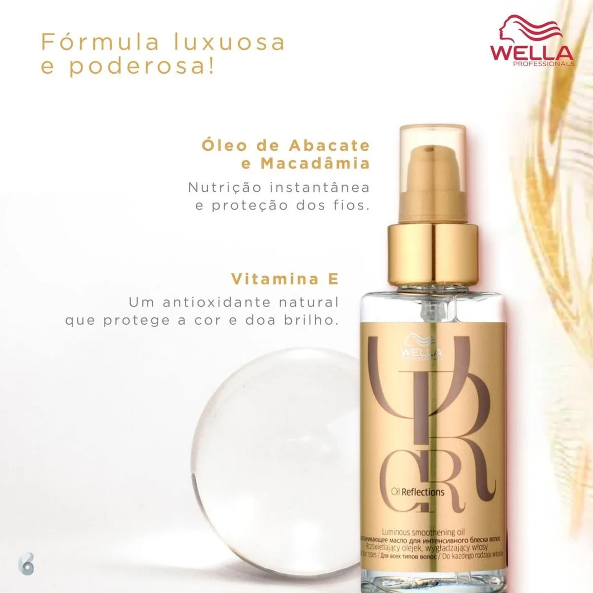 Imagem 7 de 9 de Wella Oil Reflections - Óleo Capilar 100ml