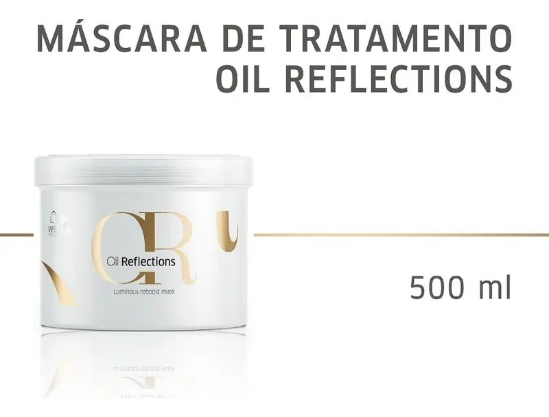 Imagem 2 de 12 de Wella Máscara Oil Reflections 500ml
