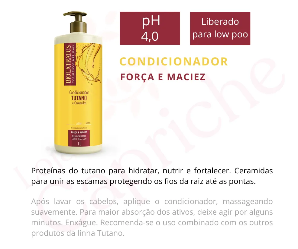 Imagem 4 de 8 de Kit Tutano 3 Produtos 1 Litro Bio Extratus Força E Maciez