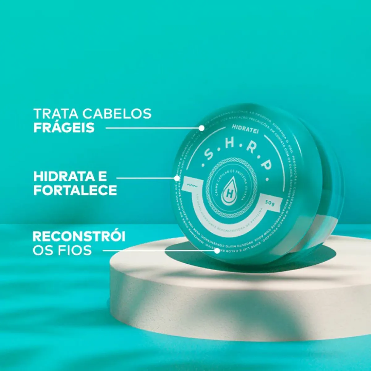 Imagem 2 de 9 de Hidratei Shrp - Creme De Proteína Vegana Restauração Total