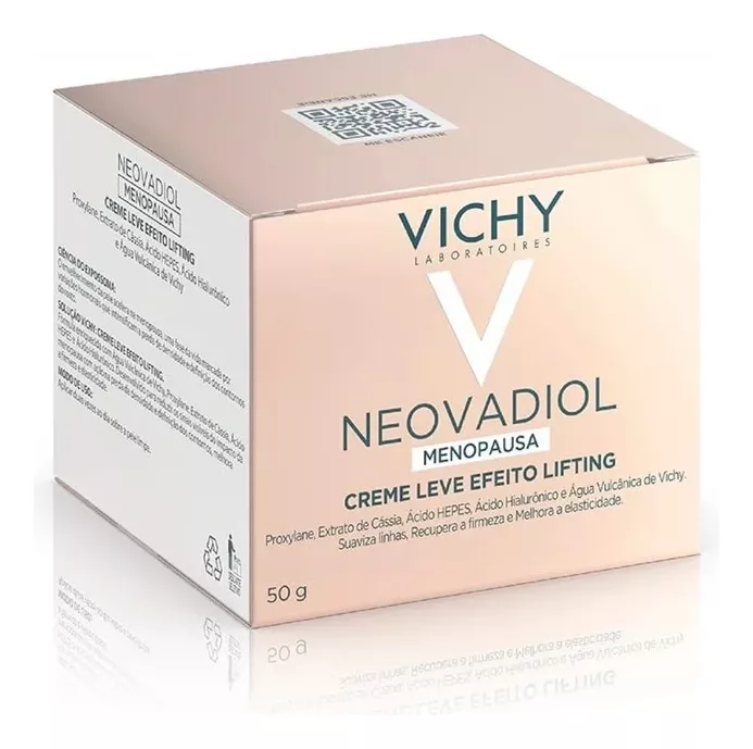Imagem 2 de 9 de Creme Leve Efeito Lifting Vichy Neovadiol Menopausa 50g Momento de aplicação Dia Noite Tipo de pele Todo tipo de pele