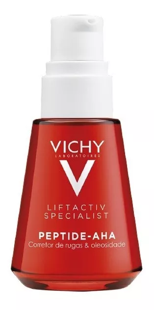 Imagem 2 de 8 de Sérum Facial Anti Idade Peptide Aha 30ml Vichy Tipo de pele Mista ou oleosa