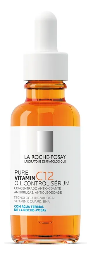 Imagem 2 de 12 de Sérum Antirrugas Vitamin C12 Oil Control 30ml La Roche-posay Oleosa Dia/noite