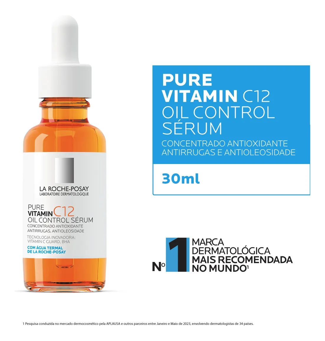 Imagem 3 de 12 de Sérum Antirrugas Vitamin C12 Oil Control 30ml La Roche-posay Oleosa Dia/noite