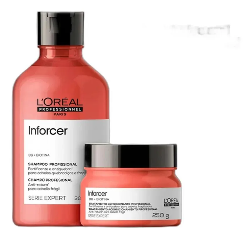 Kit L’oréal Professionnel Inforcer Treat (2 Produtos) Blz Única