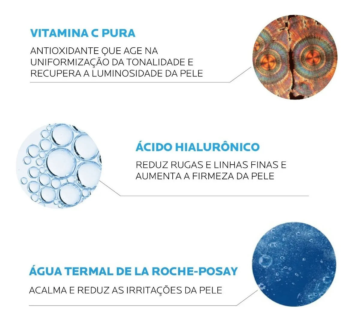 Rejuvenescedor Redermic Hyalu C Fps25 40ml La Roche Posay Momento de aplicação Dia/Noite Tipo de pele Sensível
