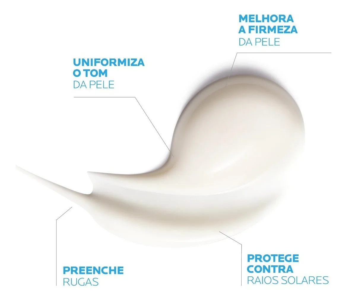 Rejuvenescedor Redermic Hyalu C Fps25 40ml La Roche Posay Momento de aplicação Dia/Noite Tipo de pele Sensível