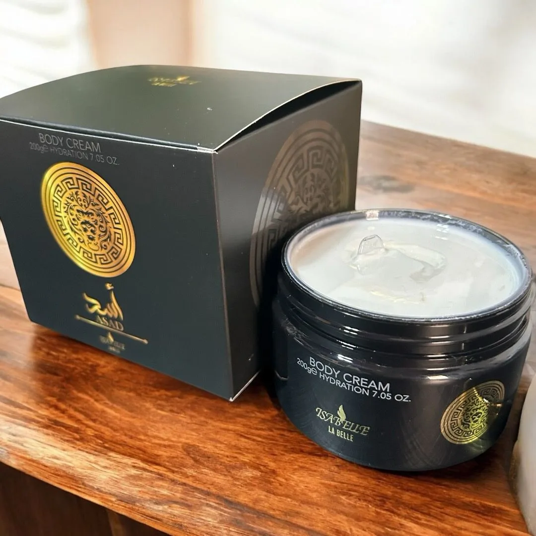 Creme Hidratante Corporal Perfume Asad Isabelle La Belle 200ml Amadeirado