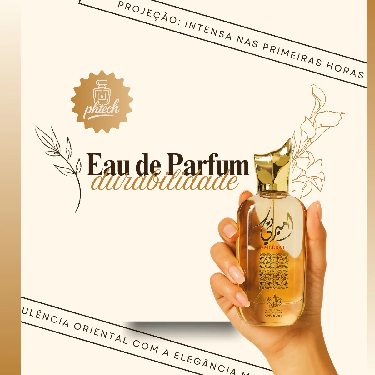 Perfume Árabe Ameerati Al Wataniah Eau De Perfum 100ml - Original Feminino Mais Vendido