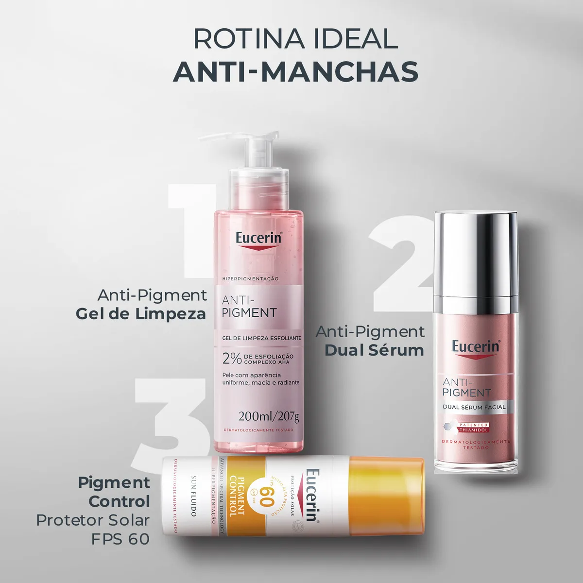 Eucerin Dual Sérum Facial AntiManchas e Anti-idade 30ml Anti-Pigment Clareador Thiamidol Ácido Hialurônico