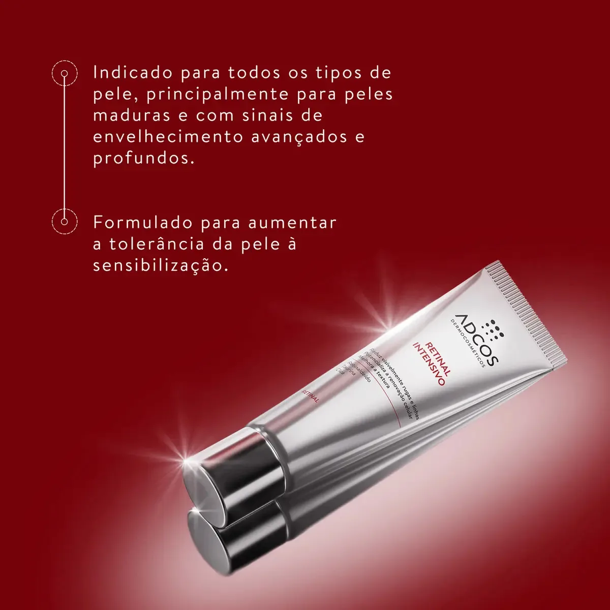 Adcos Retinal Intensivo 30g Tipo de pele Seca