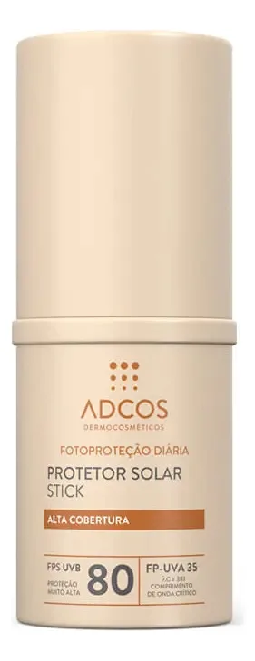 Adcos Protetor Solar Stick Tonalizante FPS 80 Beige 17g