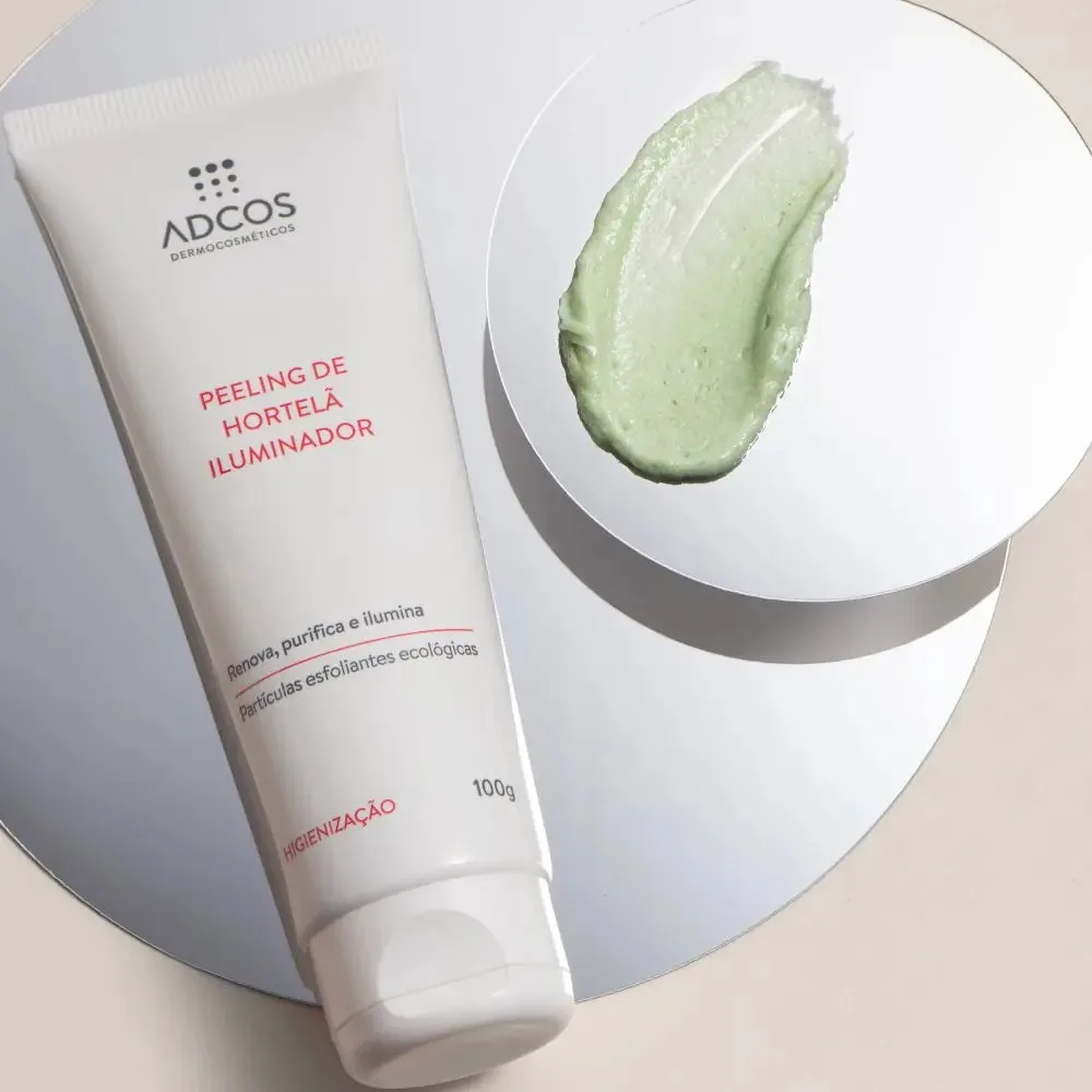 Adcos Peeling De Hortelã Iluminador - Esfoliante 100g Tipo de pele Acneica